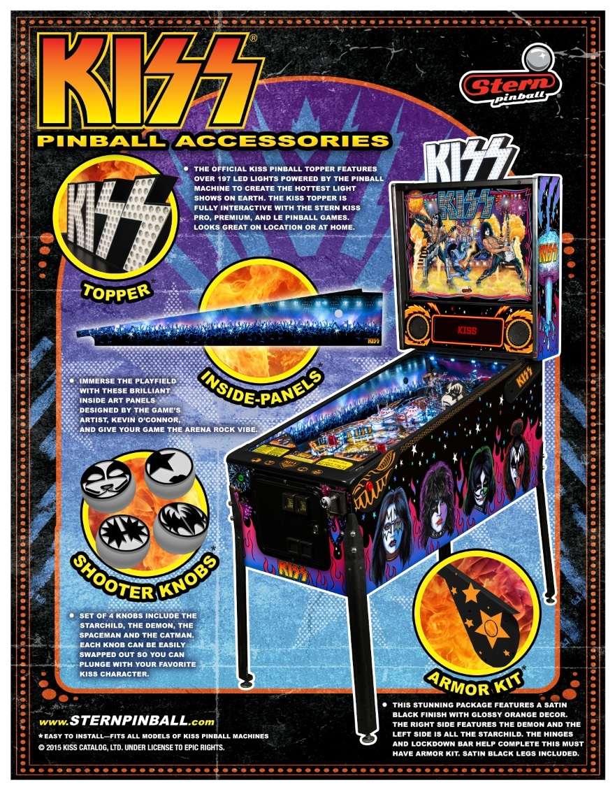 Kiss Pinball Machines for sale Limited, Premium, Pro